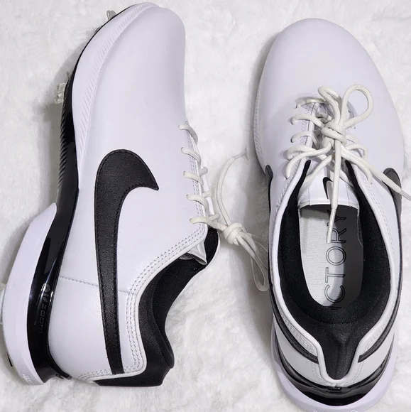 ☄️Nike Air Zoom Victory Tour 2 Golf Shoes DJ6569-100 White Black Mens - Picture 1 of 9